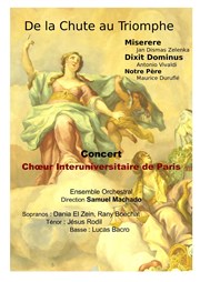 Concert baroque : de la Chute au Triomphe, Zelenka et Vivaldi Eglise Sainte Marie des Batignolles Affiche