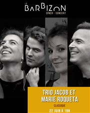 Trio Jacob et Marie Roqueta Le Barbizon Affiche
