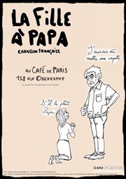 La fille à papa Caf de Paris Affiche