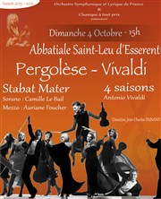 Concert Pergolèse-Vivaldi Abbatiale de Saint Leu d'Esserent Affiche