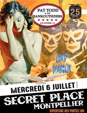 Pat Todd and The Rankoutsiders + Lord Diabolik Secret Place Affiche