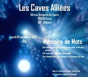 Mémoire de Mots Les caves allies Affiche