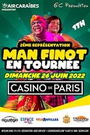 Man Finot en tournée Casino de Paris Affiche