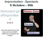 Spectacle d'Improvisation : Master Class Gérard Sallaberry Salle du Patronage Lac du XVme Affiche