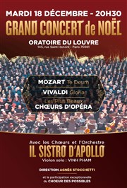 Grand Concert de Noël L'oratoire du Louvre Affiche