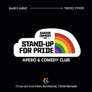 Stand-up for pride Garage Comedy Club Affiche