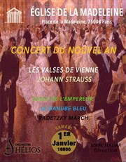 Concert du Nouvel An : Les Valses de Johann Strauss Eglise de la Madeleine Affiche