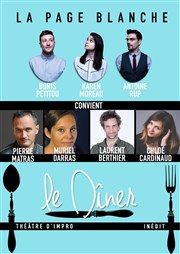 La Page Blanche : Le dîner La Comdie de Toulouse Affiche