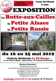 La Butte-aux-Cailles, Petite Alsace, Petite Russie Le Fil Rouge Affiche
