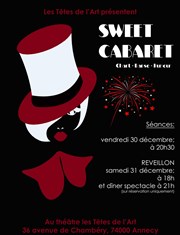 Sweet cabaret | spécial jour de l'an Tête de l'Art 74 Affiche