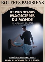 Les Mandrakes d'or | 2012 Thtre des Bouffes Parisiens Affiche