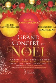 Grand Concert de Chants Traditionnels de Noël Eglise Saint Eustache Affiche