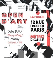 L'open d'art La Foule Club Affiche
