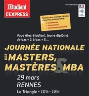 Journée Nationale des Masters, Mastères et MBA de Rennes Le Triangle Affiche