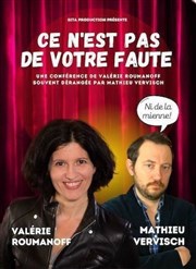 Valerie Roumanoff & Mathieu Vervisch dans Ce n'est pas de votre faute Thtre  l'Ouest Caen Affiche