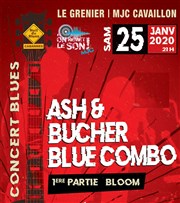 Ash et Bucher - Blue Combo Le Grenier Affiche