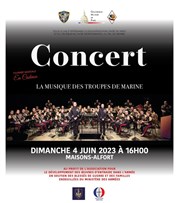 Concert de l'Orchestre des troupes de Marine Théâtre Claude Debussy Affiche