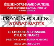 Stabat Mater Francis Poulenc Eglise Notre Dame d'auteuil Affiche