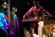 Fil d'Asie, musique traditionnelle asiatique Patronage Laque Jules Valls Affiche