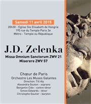 J.D.Zelenka Eglise Sainte lisabeth de Hongrie Affiche