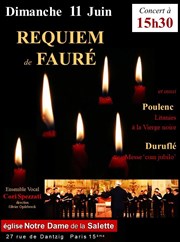 Requiem de Fauré Eglise Notre Dame de la Salette Affiche