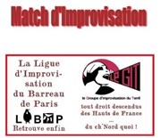 Match d'Improvisation théâtrale Git & Libap Salle du Patronage Lac du XVme Affiche