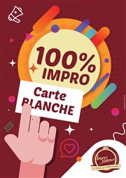 100% Impro Carte Blanche Improvidence Affiche