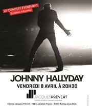 Projection concert Johnny Hallyday Thtre Jacques Prvert Affiche