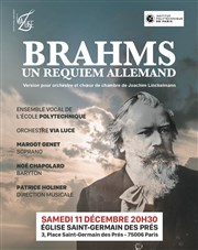 Un Requiem Allemand : Johannes Brahms Eglise Saint Germain des Prs Affiche