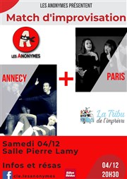 Match d'improvisation : Annecy vs Paris Salle Pierre Lamy Affiche