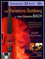 Les Variations Goldberg de Bach Eglise Notre-Dame du Travail Affiche