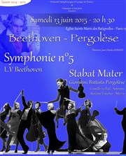 5 ème symphonie de Beethoven / Stabat Mater de Pergolèse Eglise Sainte Marie des Batignolles Affiche