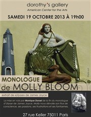 Lecture du monologue Molly Bloom, James Joyce Dorothy's Gallery - American Center for the Arts Affiche