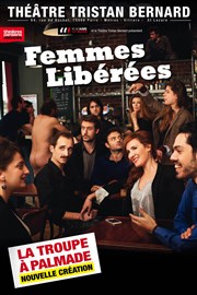 La Troupe à Palmade dans Les Femmes libérées Théâtre Tristan Bernard Affiche