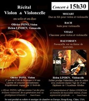 Récital Violon & Violoncelle en solo et en duo Eglise Notre Dame de la Salette Affiche