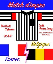 Match d'impro : France vs Belgique Salle Pierre Lamy Affiche