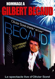 Olivier Sorel | Hommage à Gilbert Bécaud Le Zbre de Belleville Affiche
