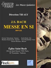 J.S.Bch : Messe en Si Mineur Eglise Saint Roch Affiche