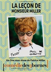 Patrice Miller dans La Leçon de Monsieur Miller Comdie des 3 Bornes Affiche