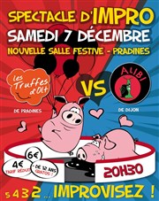 Match d'improvisation : Les Truffes d'Olt de Pradines VS Les Alibi de Dijon Nouvelle Salle Festive de Pradines Affiche