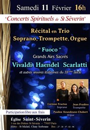 Récital en Trio Soprano, Trompette, Orgue Eglise Saint Sverin Affiche