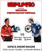 Improvisation théâtrale : Kremlimpro vs Semi-lustrée du Québec Espace Andr Maign Affiche