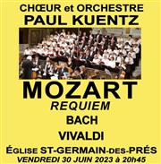 Choeur & Orchestre Paul Kuentz : Mozart requiem, Bach, Vivaldi Eglise Saint Germain des Prs Affiche
