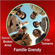 Famille Grendy - Broken Arms - Tonnerre Pniche Le Lapin vert Affiche