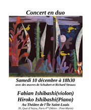Concert en duo Thtre de l'Ile Saint-Louis Paul Rey Affiche