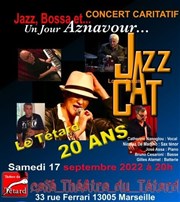 JazzACat | Jazz, Bossa et... Un jour Aznavour... Café Théâtre du Têtard Affiche