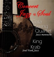 Gala swing quartet + King krab Le Korigan Affiche