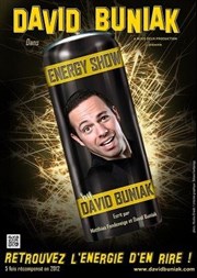 David Buniak dans Energy Show Caf Thtre Le Citron Bleu Affiche