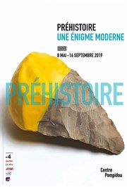Visite guidée de l'exposition : Préhistoire, une énigme moderne | avec Michel Lhéritier Centre national d'art et de culture Georges Pompidou Affiche