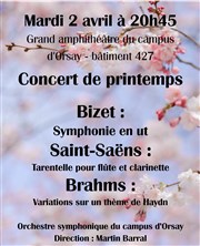 Concert de printemps Grand amphithtre Henri Cartan du Campus d'Orsay Affiche